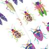 Stickiville Stickers: Fancy Bugs - Skinny (2 Sheets)
(Metallic Foil) - Stickers - 3