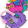 Stickiville Stickers: Silly Kitties - Vinyl (4 Die-Cut)
(Vinyl) - Stickers - 3