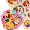 Stickiville Stickers: Puppies & Peaches - Scented (2 Sheets & 6 Die-Cut)
(Paper) - Stickers - 3
