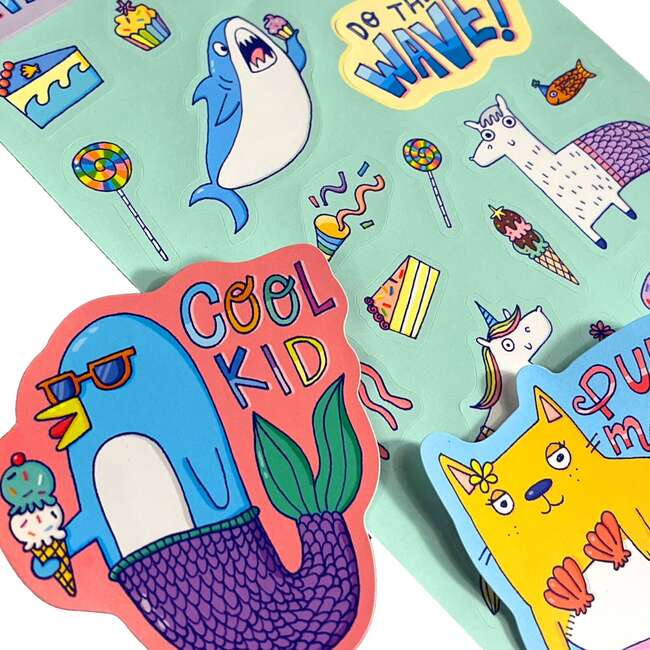 Stickiville Stickers: Mermade To Party - Scented (2 Sheets & 6 Die-Cut)
(Paper) - Stickers - 3