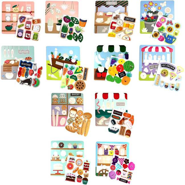 Sticker Scenes! - Farmer's Market - Stickers - 2