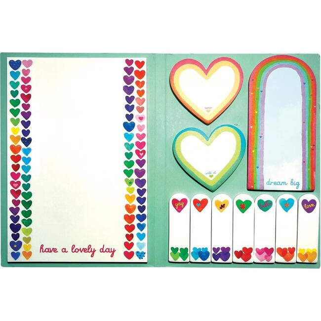 Side Notes Sticky Set Rainbow Hearts - Activities - 2