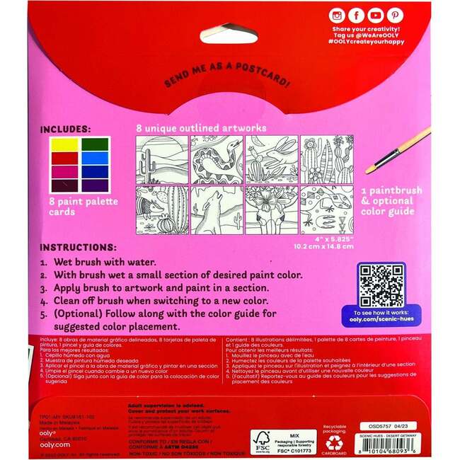 Scenic Hues Art Kit Desert Getaway - Activities - 2