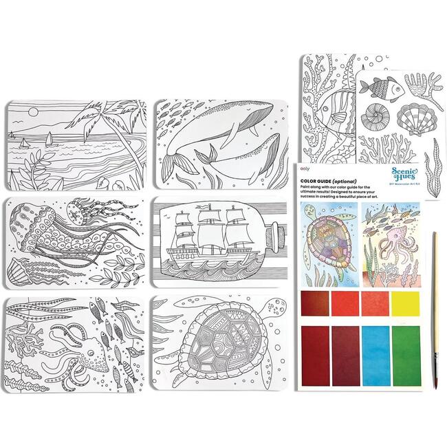 Scenic Hues Art Kit Ocean Paradise - Activities - 3