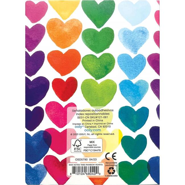 Side Notes Sticky Set Rainbow Hearts - Activities - 4