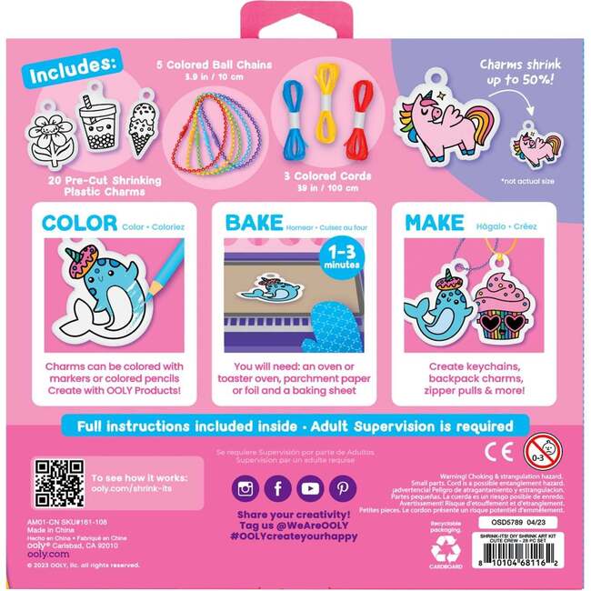 Shrink-Its! Art Kit - Cute Crew - Activities - 4