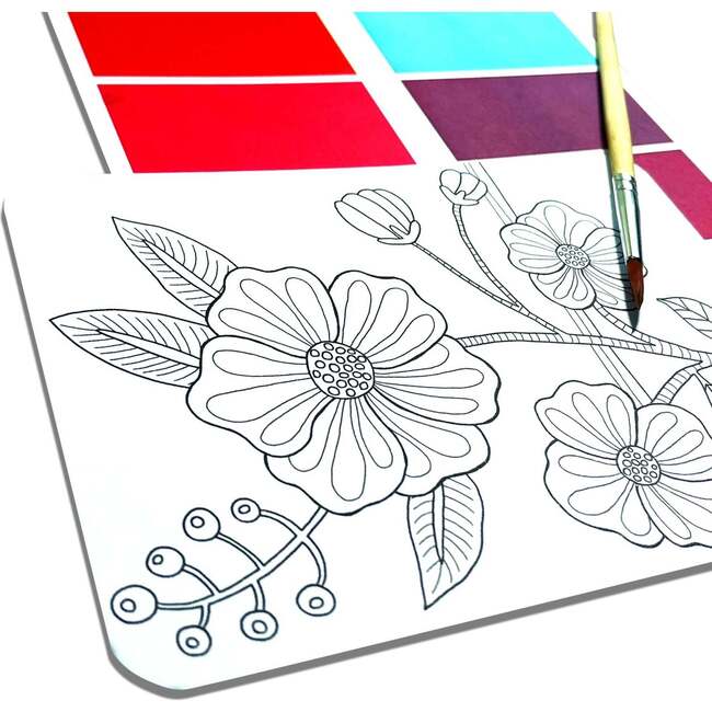 Scenic Hues Art Kit Flowers & Gardens - Activities - 4