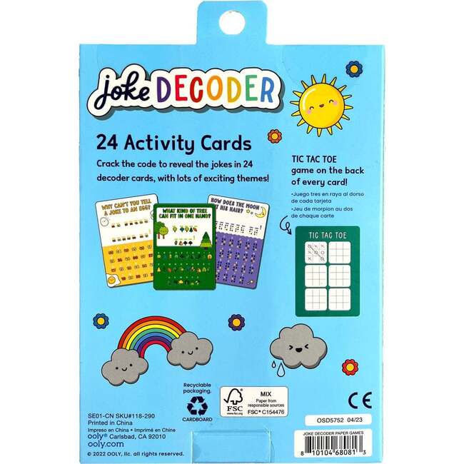 Paper Games: Joke Decoder Activity Cards - Activities - 4