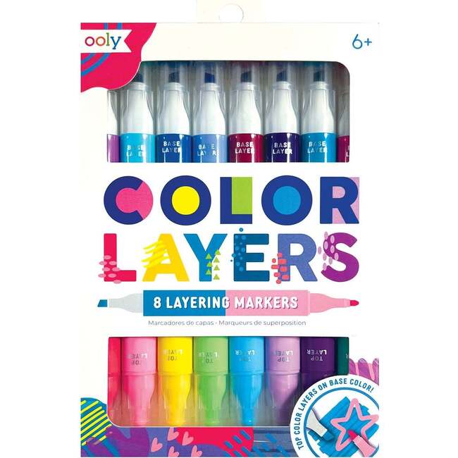 Color Layers Dble-Ended Layering Markers