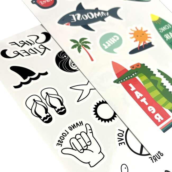 Mini Temporary Tattoos - Beach Days - Activities - 4