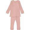 Striped Set, Pink - Onesies - 1 - thumbnail