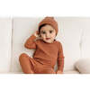Striped Footie, Rust - Onesies - 3