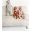Striped Footie, Grey - Onesies - 4