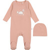 Cloud Graphic Footie, Pink - Onesies - 1 - thumbnail