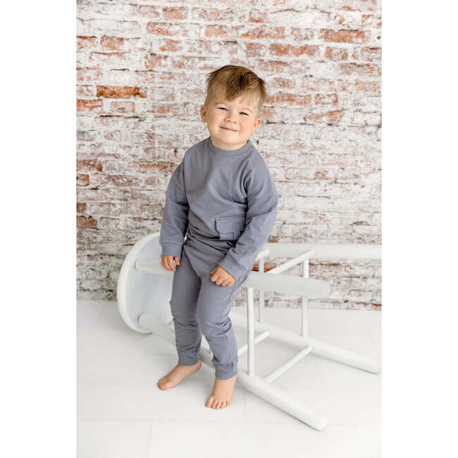 Cargo Sweatsuit, Blue - Mixed Apparel Set - 2