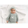 Cloud Graphic Footie, Blue - Onesies - 2