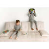 Striped Set, Grey - Onesies - 4