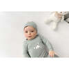 Cloud Graphic Footie, Blue - Onesies - 4