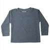 Long Sleeve Solid Thermal Shirt - Distressed Coal - T-Shirts - 1 - thumbnail