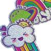 Stickiville Stickers: Happy Rainbows - Vinyl (4 Die-Cut)
(Holographic Glitter) - Stickers - 3