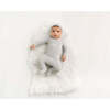 Velour Graphic Cloud Footie, Blue - Onesies - 2