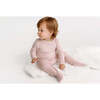 Velour Graphic Cloud Footie, Pink - Onesies - 4
