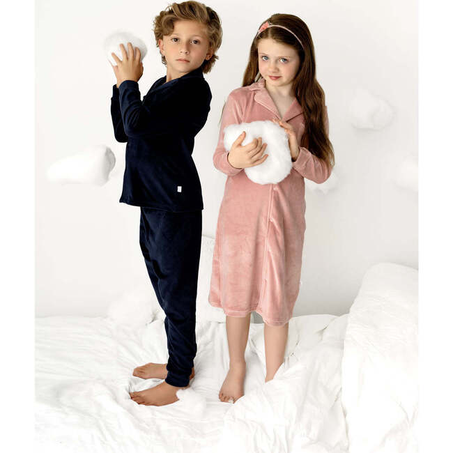 Velour Lounge Set, Navy - Mixed Apparel Set - 3