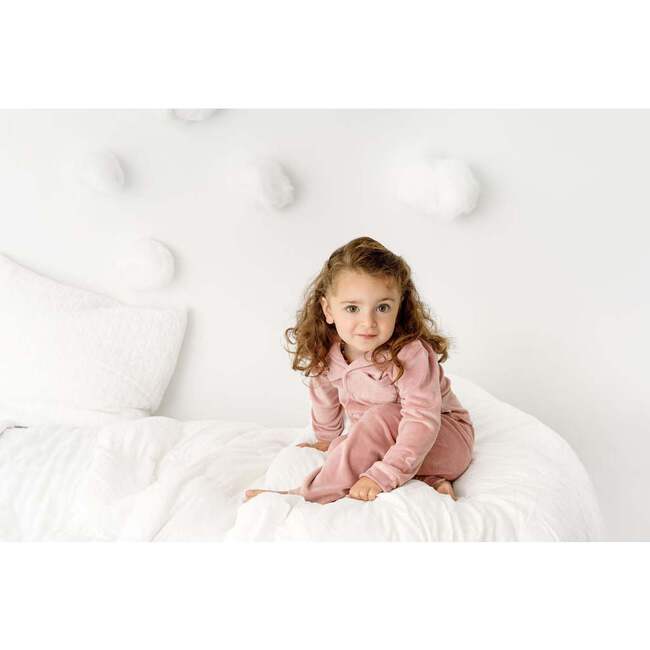 Velour Lounge Set, Pink - Mixed Apparel Set - 4