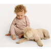 Waffle Footie, Dusty Pink - Onesies - 5
