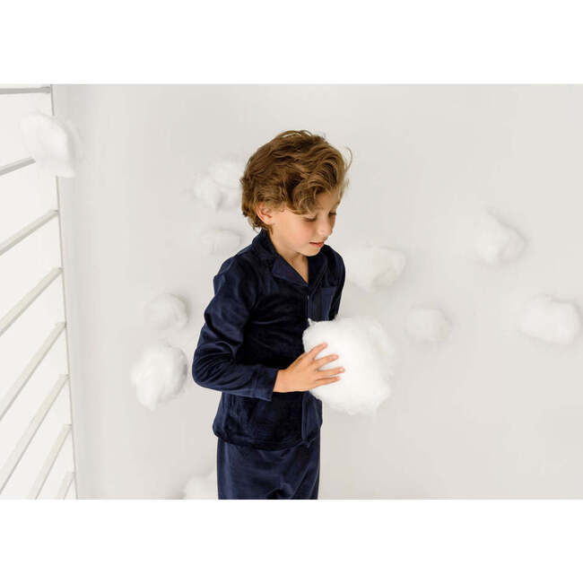 Velour Lounge Set, Navy - Mixed Apparel Set - 5