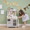 Little Chef Memphis Small Play Kitchen - Gray/Gold - Play Kitchens - 2