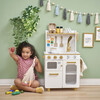 Little Chef Memphis Small Play Kitchen - White/Gold - Play Kitchens - 3