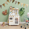 Little Chef Memphis Small Play Kitchen - White/Gold - Play Kitchens - 4