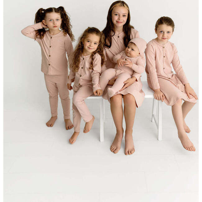 Button Down Set, Pink - Mixed Apparel Set - 2