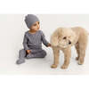Waffle Footie, Blue - Onesies - 4