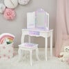 Starry Sky Print Gisele Medium Vanity - White/Lavender - Makeup - 6