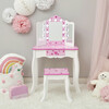 Sweethearts Print Gisele Medium Vanity - White/Pink - Makeup - 8