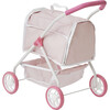 Polka Dots Princess Doll & Stuffed Animal Stroller   - Pink/Gray - Doll Accessories - 8