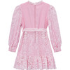 Marissa Embroidered Dress, Pink - Dresses - 2