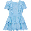 Freya Mini Dress, Powder Blue - Dresses - 1 - thumbnail