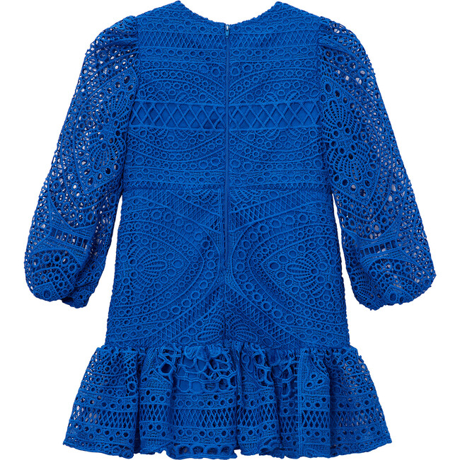 Tallulah Embroidered Dress, Royal Blue - Dresses - 2