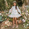 Thalia Long Sleeve Mini Dress, Floral - Dresses - 3