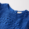 Tallulah Embroidered Dress, Royal Blue - Dresses - 4
