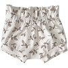 Girly Ruffle Shorts, Simple Flowers - Shorts - 1 - thumbnail