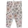 Leggings, Bold Floral Ecru - Leggings - 2