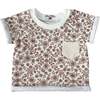 Jersey T-Shirt, Boho Floral Garland - T-Shirts - 1 - thumbnail