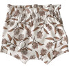 Girly Ruffle Shorts, Bell Flowers - Shorts - 1 - thumbnail