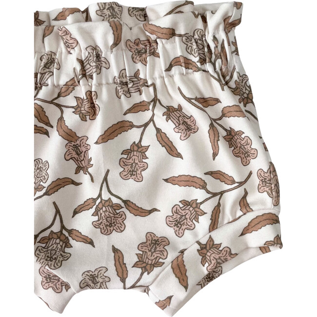 Girly Ruffle Shorts, Bell Flowers - Shorts - 2