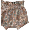 Girly Ruffle Shorts, Bold Floral Caramel - Shorts - 2