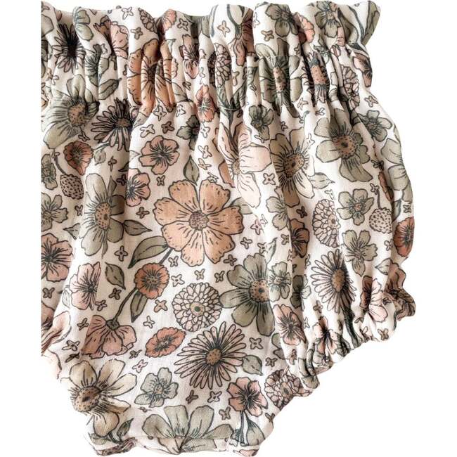 Muslin Bloomers, Bold Floral Ecru - Bloomers - 2